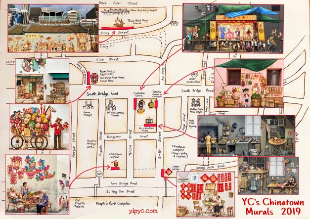 Chinatown art map